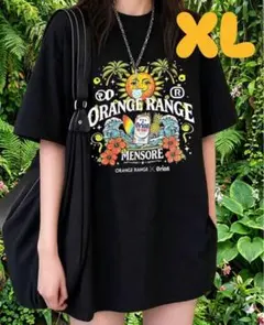 ORANGE RANGE × Orion コラボ 半袖Tシャツ ブラック XL