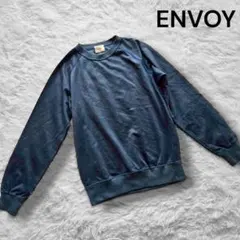 【ENVOY エンボイ】メンズ スウェット トレーナーM相当 ゴルフウェア