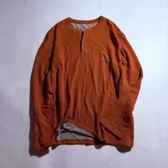 90s eddie bauer henley neck l/s archive