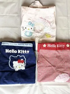 ハローキティ エプロン 3点セット