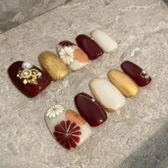 サイズオーダー○　卒業式　袴　振袖　ネイルチップ　和柄