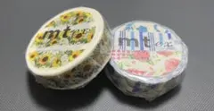 mt マスキングテープ　マステ　ひまわり　２個セット　まとめ売り