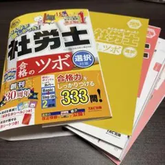 裁断済】2026年度版 みんなが欲しかった! 社労士 合格のツボ 選択対策