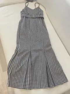 INGNI チェック マーメイド ワンピ