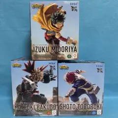 ヒロアカ フィギュア XrossLink 緑谷出久 爆豪勝己 轟焦凍 3体セット