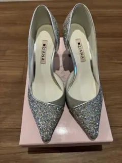 ダイアナ　グリッター　ラメ　パンプス　ハイヒール　23cm