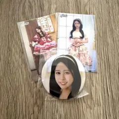 CUTIE STREET 佐野愛花 ステッカー 缶バッジ 3点セット