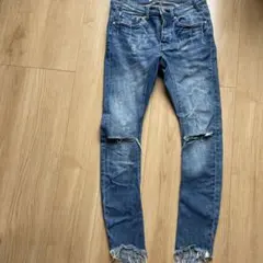 ONE x ONE TEASPOON ダメージデニム 28