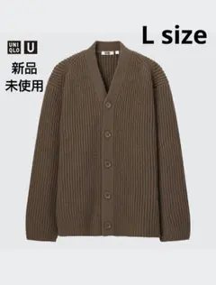 UNIQLO U プレミアムリブVネックカーディガン ユニクロユー