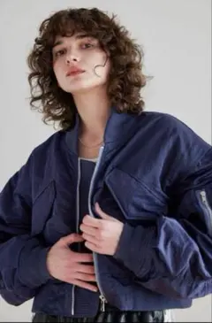 美品2Pocketショート MA-1 searoomlynn ブラック 美品2Pocketショート MA-1 searoomlynn ブラック