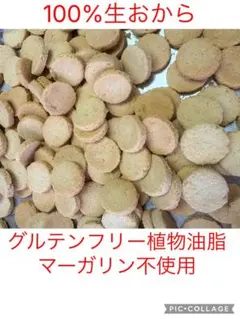 8/10発送100%生おからクッキー70枚リッチなバターとバニラサクサククッキーのサムネイル