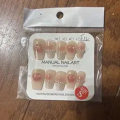 ネイルチップ ピーチデザイン Sサイズのサムネイル