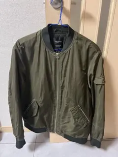 ZARA MA-1 ジャケット メンズ M カーキ 人気 ブルゾン