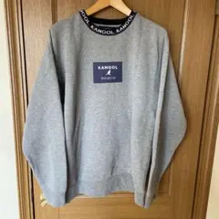 KANGOL カンゴール　裏起毛グレー スウェットトレーナーM