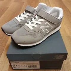 New Balance YV373 KG2 グレー 20.5cm