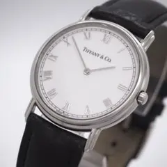 良品 正規】ティファニー 腕時計 メンズ クラシック ラウンド 可動
