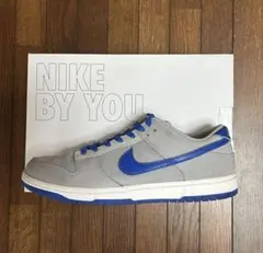 Nike By You 、ローカット、グレー、ブルー、スニーカー、28
