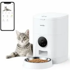 猫用スマート見守りロボット 自動給餌器 AIカメラ 自動給餌計画 360