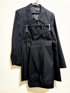 REDA ブラック ストライプ スーツ パンツ スカート