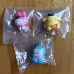 サンリオケーブルマスコット3点セット マイメロディ ポムポムプリン ハンギョドン