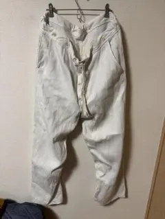 Nigel Cabourn ホワイトホスピタルデニムパンツ 34サイズのサムネイル
