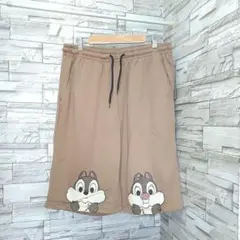 チップとデール　ハーフパンツ　LL　ベージュ　ルームウェアのサムネイル