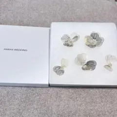ANNAN WEDDING ヘッドドレス　シルバー　花　フラワー