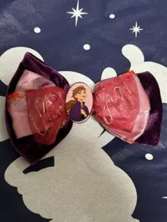 アナ アナと雪の女王 リボン 香港ディズニー カチューシャ