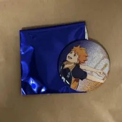 ハイキュー　日向翔陽　グリッター缶バッジ