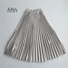 【fifth】ロング丈　プリーツスカート光沢感のサムネイル
