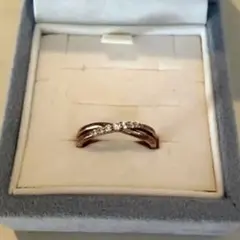 4°C リング ピンクゴールド 箱、袋、保証書付き
