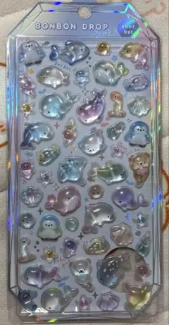 ボンボンドロップシール　水族館シャーベット 正規品