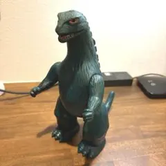 「昭和当時物」ブルマァク　ゴジラフィギュア ダークグリーン