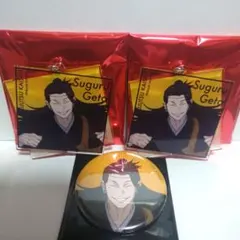 呪術廻戦 呪術廻戦展 渋谷事変 夏油傑 缶バッジ アクリルキーホルダー セット