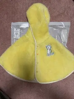 graniph ベビーポンチョ イエロー 11匹の猫柄