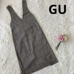 GU ジーユー グレンチェックジャンパースカート ガーリー HRO159