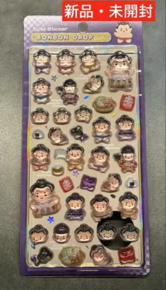 【正規品・未開封】ボンボンドロップシール BONBONDROP 相撲 和柄