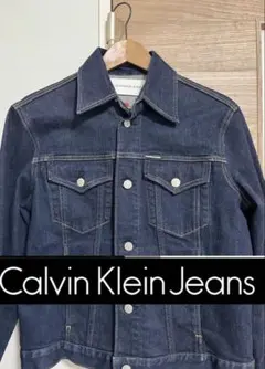 Calvin Klein Jeans ダークデニムジャケット(Mサイズ)
