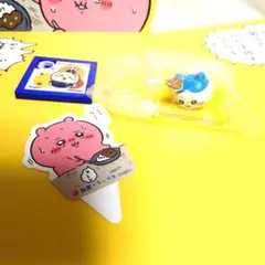 3点セットちいかわ 松屋 コラボ スフィギュア スライドパズル うさぎ　ハチワレ