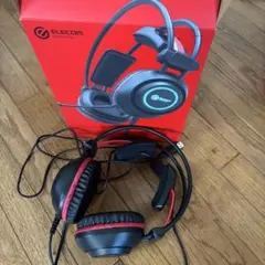 エレコム ゲーミングヘッドセット リモートワーク HS-G52PBK