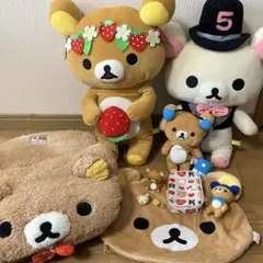 ▫️リラックマ ギター▫️コリラックマ クローバー ローソン限定▫️ぬいぐるみ セット ▫️リラックマ ギター▫️コリラックマ クローバー ローソン限定