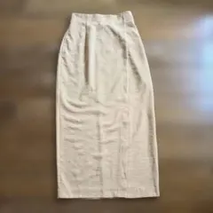 URBAN RESEARCH ロングタイトスカート ベージュ L