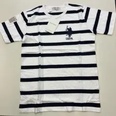 U.S. POLO ASSN. ストライプ Tシャツ Lサイズ