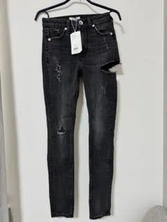 GYDA M/W SIDE RIPPEDスキニーデニムパンツ XS