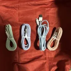 カラフルLightningケーブル4本セット