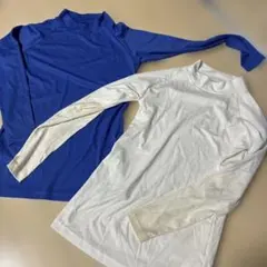 ビジョンクエスト　150サイズ 青 白 長袖インナーウェア　セット　サッカー