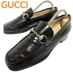 GUCCI　グッチ　ローファー　ホースビット　本革　ブラック　35.5