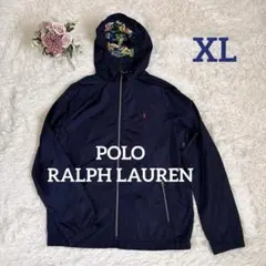 極美品Ralph Lauren フード付き　ウィンドブレーカー　ネイビーXL