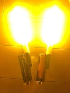 改造手電筒 吊飾 一體式 橘色兩支 改裝啦啦隊 宅舞