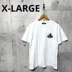 X-LARGE エクストララージ メンズ プリントT Tシャツ M ホワイト